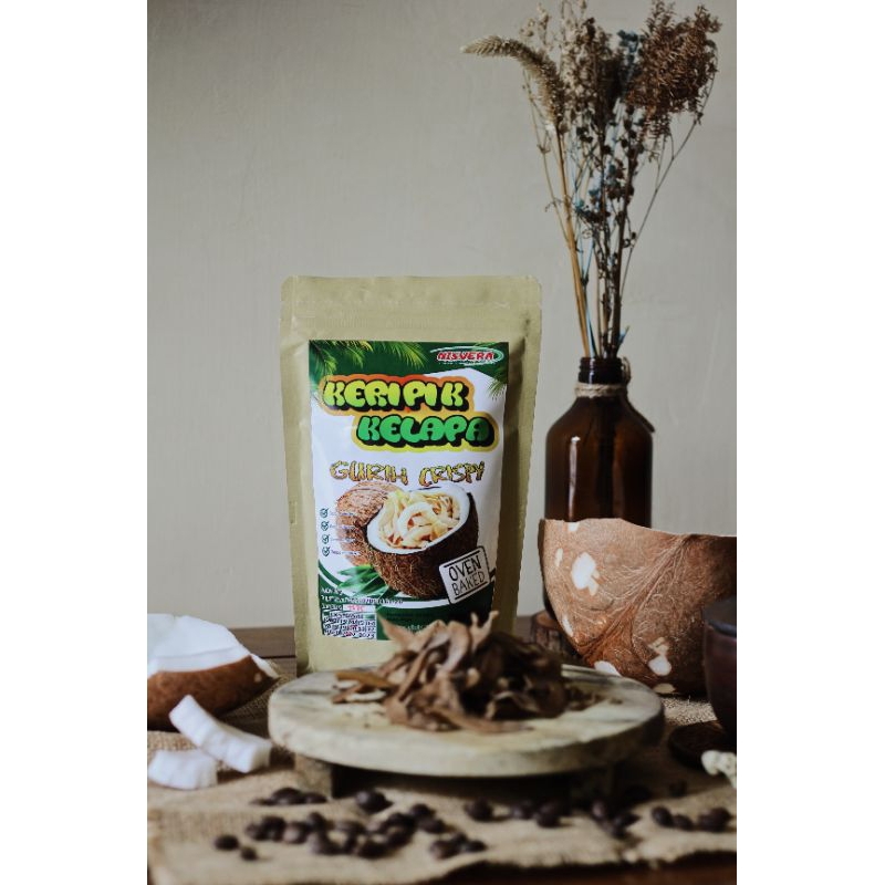 

keripik kelapa/keripik kelapa oven/ coconut flakes / coconut chips/ Rasa Kopi
