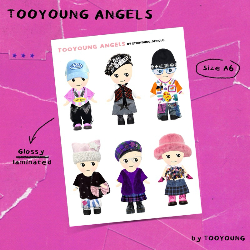 

TOOYOUNG ANGELS STICKER TYPE 1
