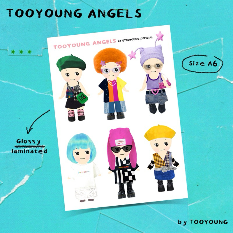 

TOOYOUNG ANGELS STICKER TYPE 2