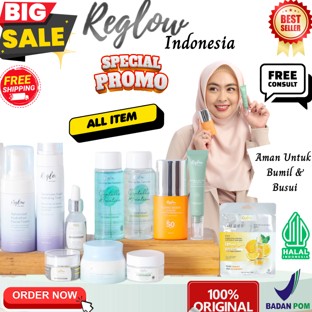 NEW REGLOW Skincare Ready Untuk Semua Produk Original By Dr Shindy Official Putri Resmi