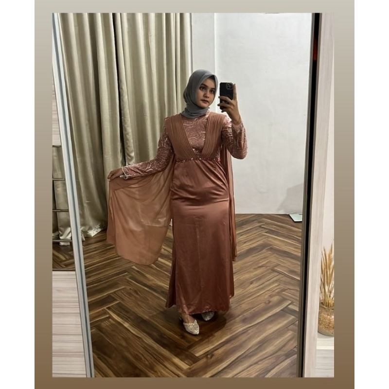 (PRELOVED) GAMIS / DRESS / SET PESTA DUYUNG SIMPEL, ELEGAN, MEWAH BERBAGAI VARIAN