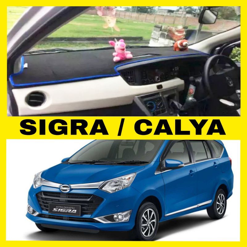 Karpet Cover Dashboard Sigra/Calya 2016-2024, Aksesoris Interior Mobil, Hiasan Karpet Pelindung Dasb