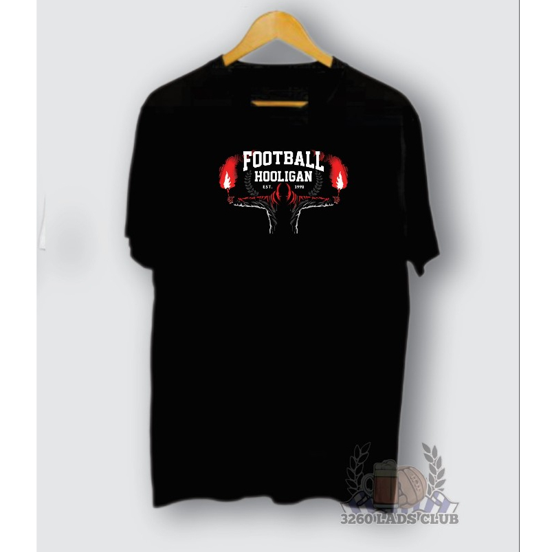 BAJU KAOS CASUAL FOOTBALL HOOLIGAN PRIA WANITA KEREN