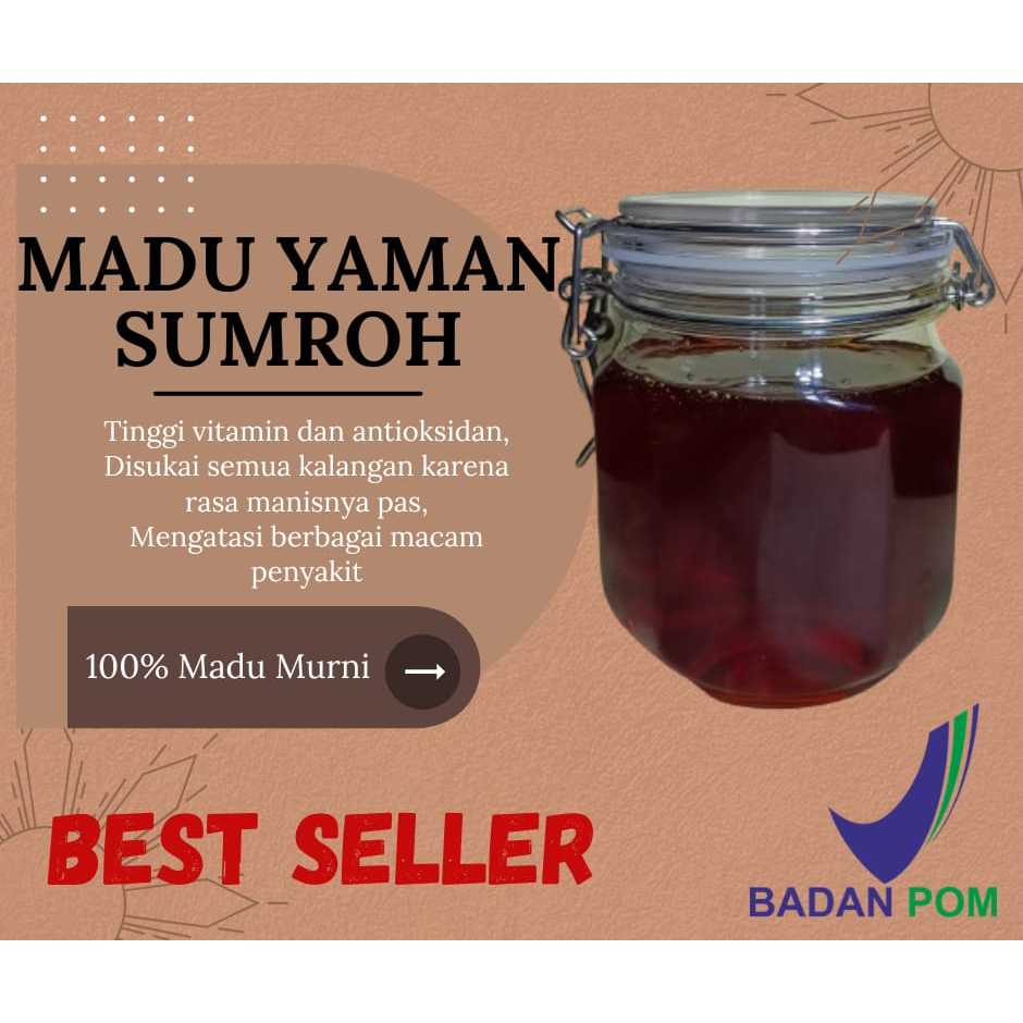 

Madu Sumroh Sumrah Import Yaman Asli 1000% Ukuran 250g, 500g, 1Kg عسل يمني سمره