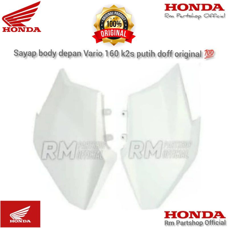 sayap depan sayap body depan vario new 160 k2s putih doff original
