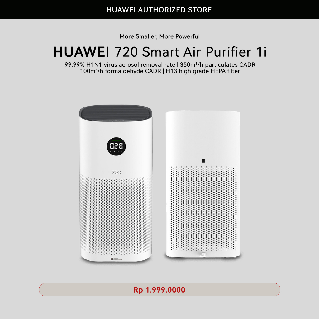 Huawei Hi-Link 720 Full-Effect Smart Air Purifier 1i Garansi Resmi