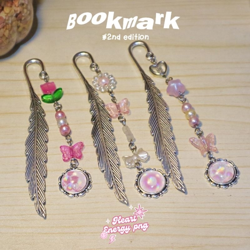 

BOOKMARK #2ND EDITION (big size) | cute bookmark | pembatas buku | beads