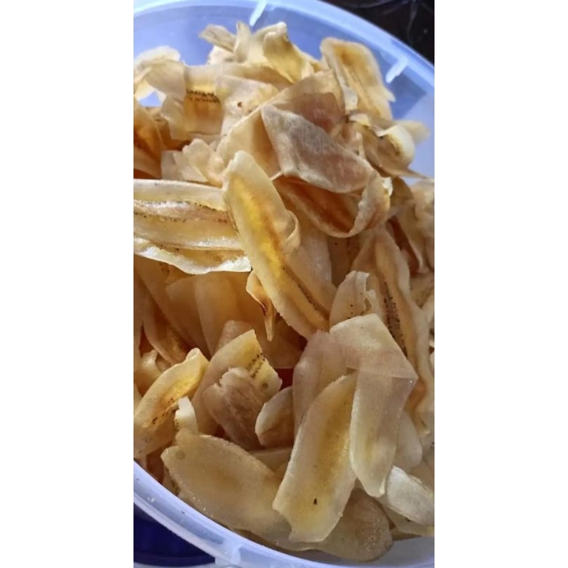 

KRIPIK PISANG Asin 500 g - Gurih Renyah Gak keras