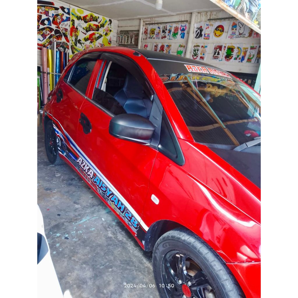 stiker brio stiker brio new stiker mobil brio old stiker decal brio lama stiker mobil agya , ayla