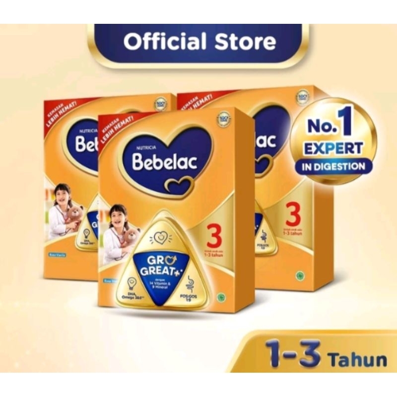 

SUSU BEBELAC 3 1-3 TAHUN 1KG VANILA / MADU