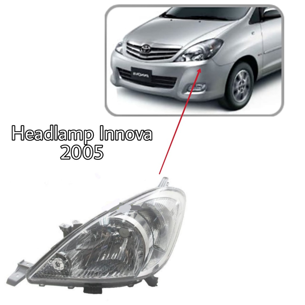 HEADLAMP Lampu Depan Mobil INNOVA 2005-2011 KIRI KANAN