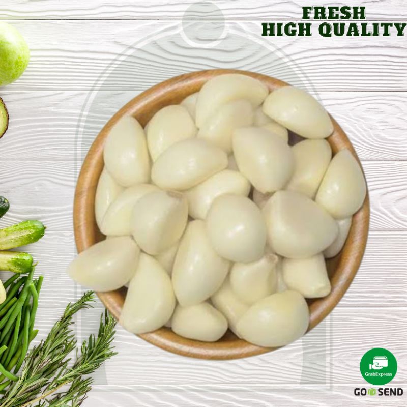 

Bawang putih kupas segar premium (500gr-1000gr)