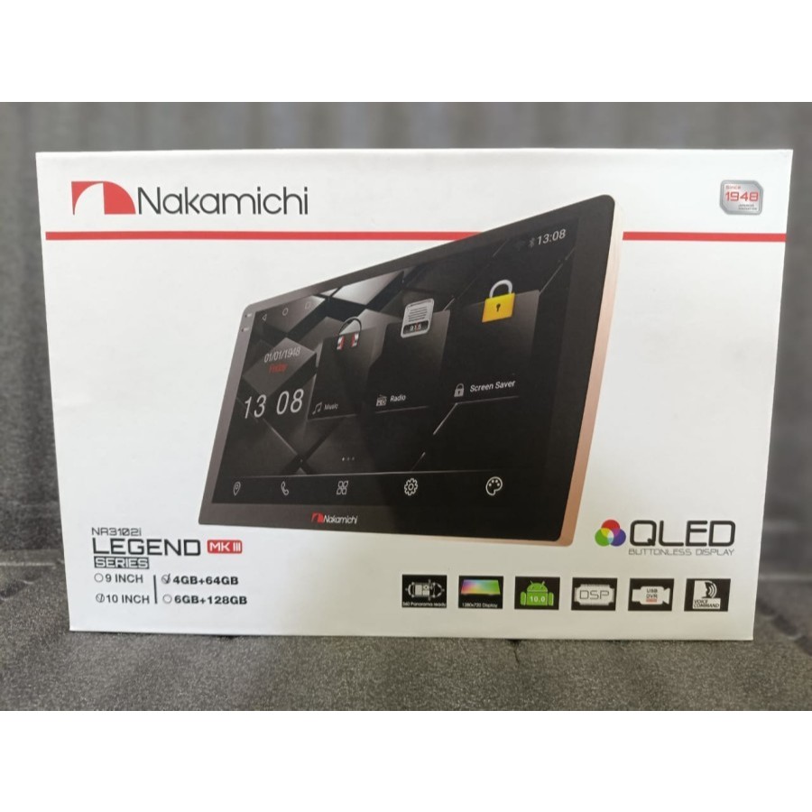 Nakamichi NA3102i Legend Mk3 Android ram 4/64gb Nakamichi Legend MKIII 9 inch