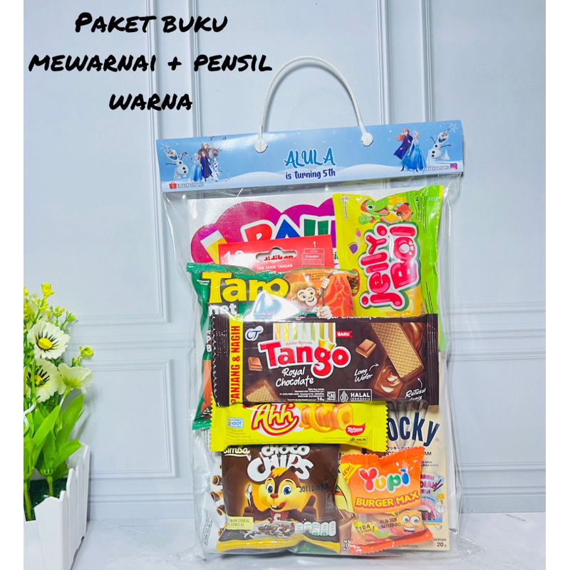 

Paket Snack Ulang Tahun anak/ goodie bag ulang tahun / souvenir ulang tahun