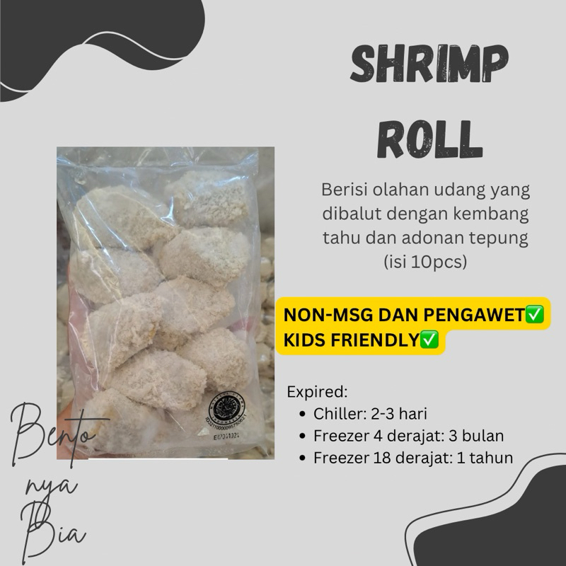 

Shrimp Roll Frozen Bento Hokben