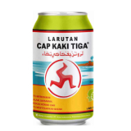 Larutan Cap Kaki Tiga 320 ml 1 kaleng Rasa Jeruk Nipis / Untuk Panas Dalam