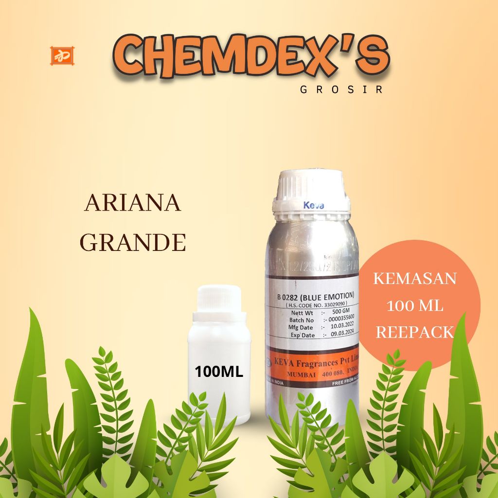 BIBIT PARFUME MURNI ARIANA GRANDE ||DYNAMIC ||KEVA||100ML||REPACK