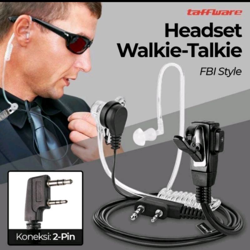 Headset Walkie talkie WLN bening / headset HT