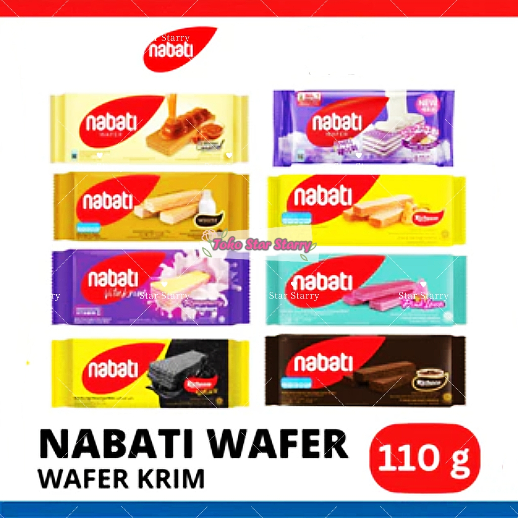 

[Per Pcs] Nabati Wafer aneka rasa eceran 122gr Snack Viral Halal MUI