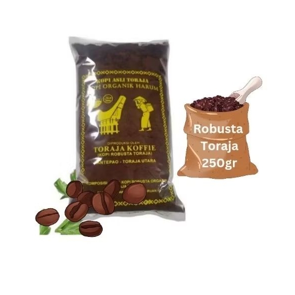 

Kopi Robusta Toraja kopi Bubuk Robusta Toraja 250gr
