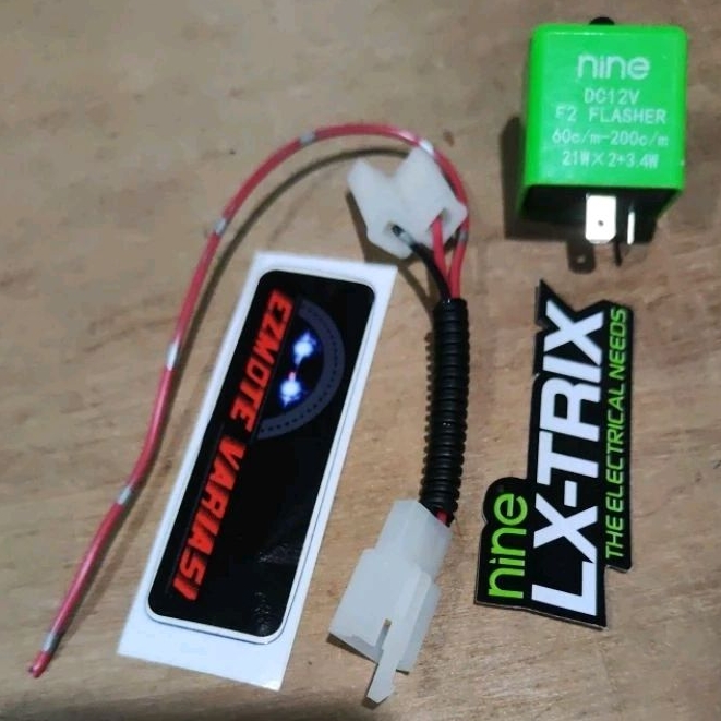 PAKET SOKET LED DUA MODE SUDAH TERPASANG DIODA LASHER SEIN NINE LX-TRIX BUAT MOTOR AEROX NEW,ADV 160