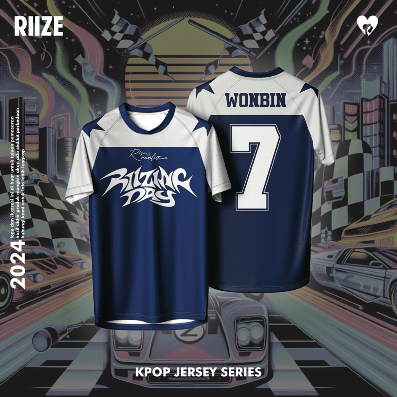 JERSEY RIIZE // JERSEY Y2K // JERSEY KPOP // KAOS RIIZE (Pre Order) - @preciouslove.co