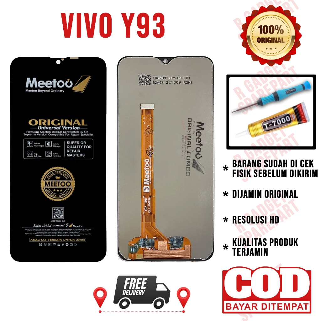Lcd Vivo Y93 Original OEM Quality Lcd Touchscreen Fullset Vivo Y93