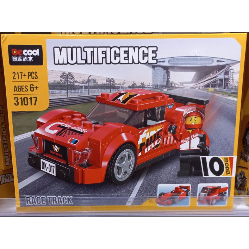 Mainan anak-anak DeCool Model Bricks Mechanical Car Type 31017 - KV