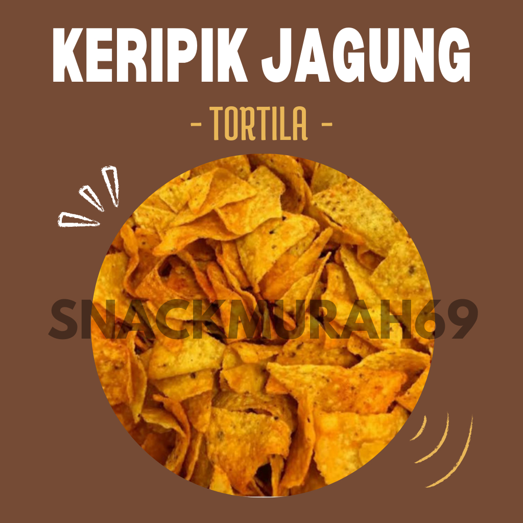 

Keripik Jagung Tortila 250 gram Termurah Terenak