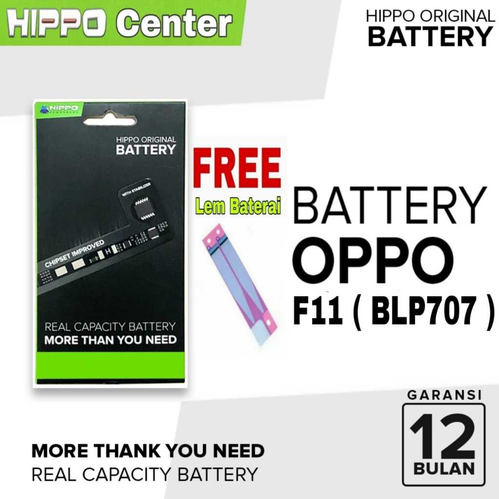 Baterai Hippo Oppo F11 Battery BLP707 / BLP-707 / BLP 707