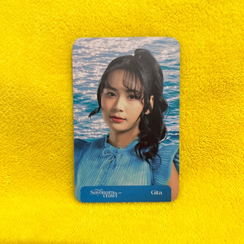 photocard jkt48 gita sayonara crawl official