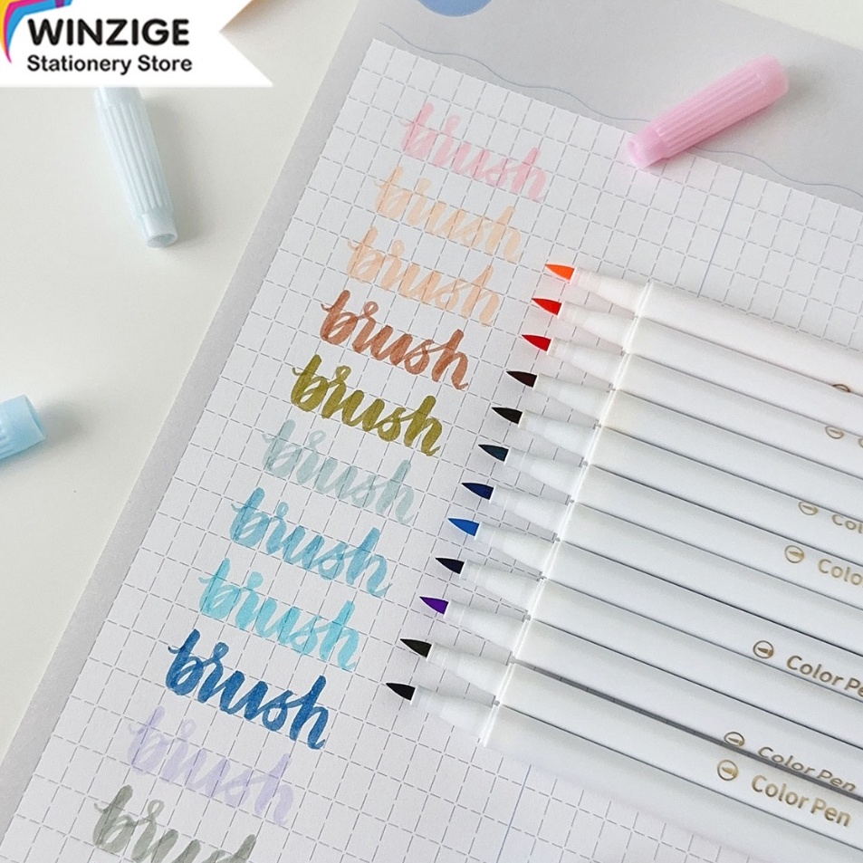 

Harga Termurah Winzige Set 12 Calligraphy Pen Brush Lettering Pen Aesthetic Vintage Warna Warni Brush Marker Pena Kuas Warna Pulpen Pena Kaligrafi Coloring Markers