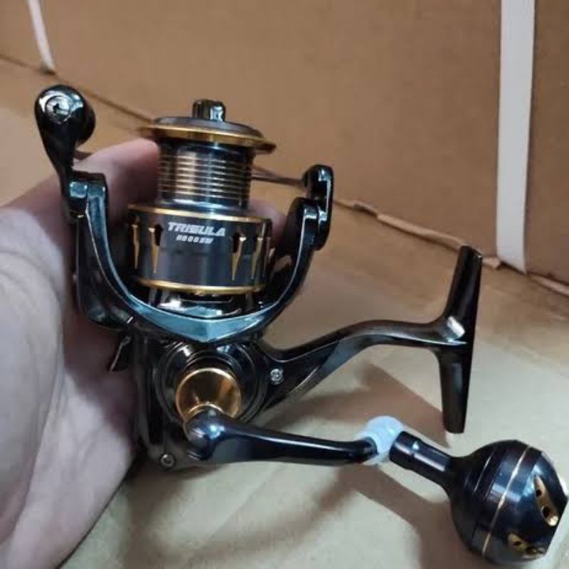 joran trisula pro series PE 2-4 dan reel daido trisula sw 4000