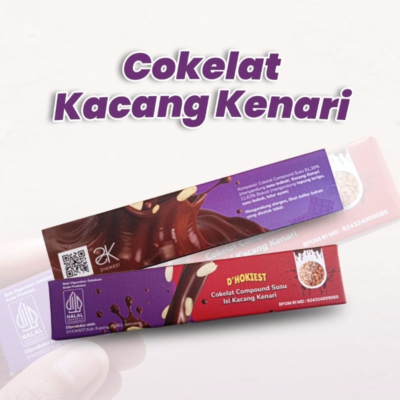 

Cokelat Kacang Kenari Dhokiest Premium Khas NTT 30 Gram