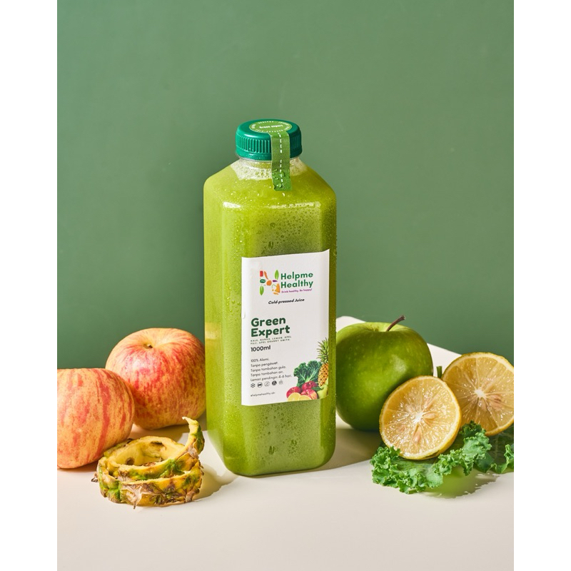 

Healthy Juice Green Expert Cold Pressed ( Glow Skin, Detox , Cleanse )