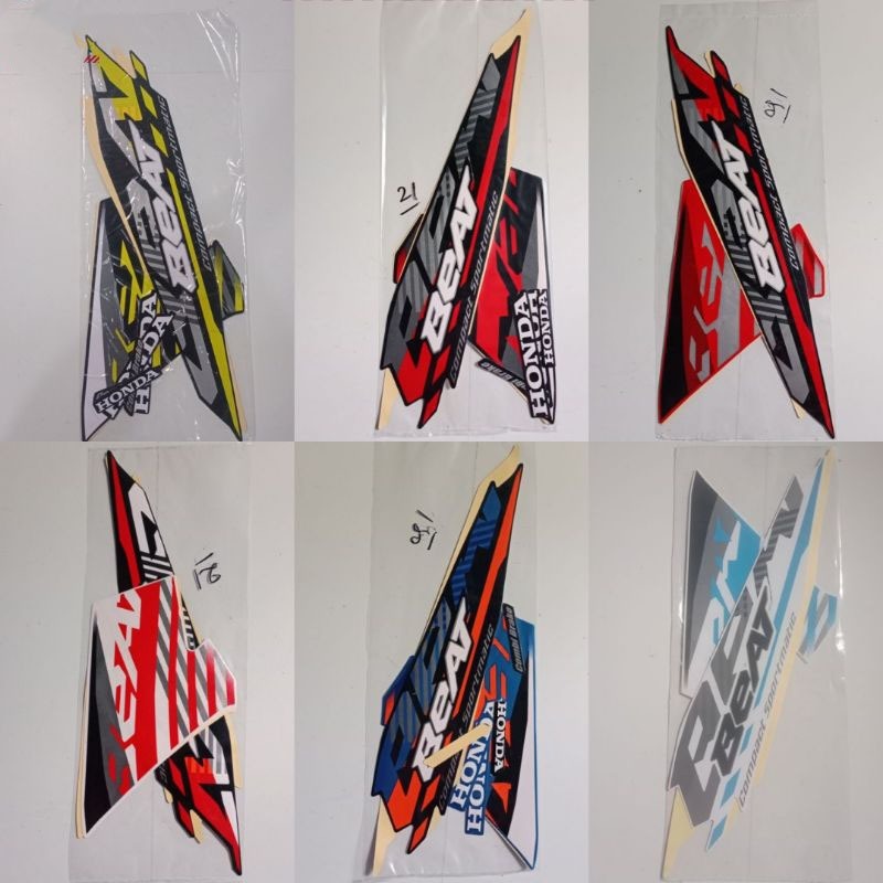 Stiker Lis Striping Honda Beat New 2021 Sticker Lis Body Beat New 2021