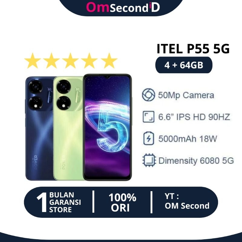 ITEL P55 5G 6/128 SECOND FULLSET