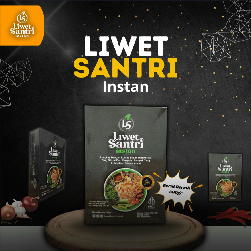 

Nasi Liwet Santri Instan 500 Gram (Beras & Bumbu Liwet Intsan)