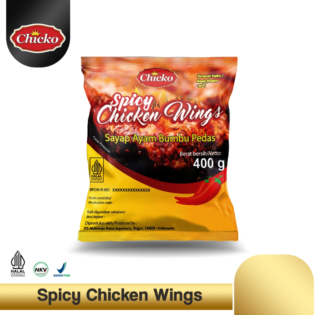 

Chicko Spicy Chicken Wing 400 gr