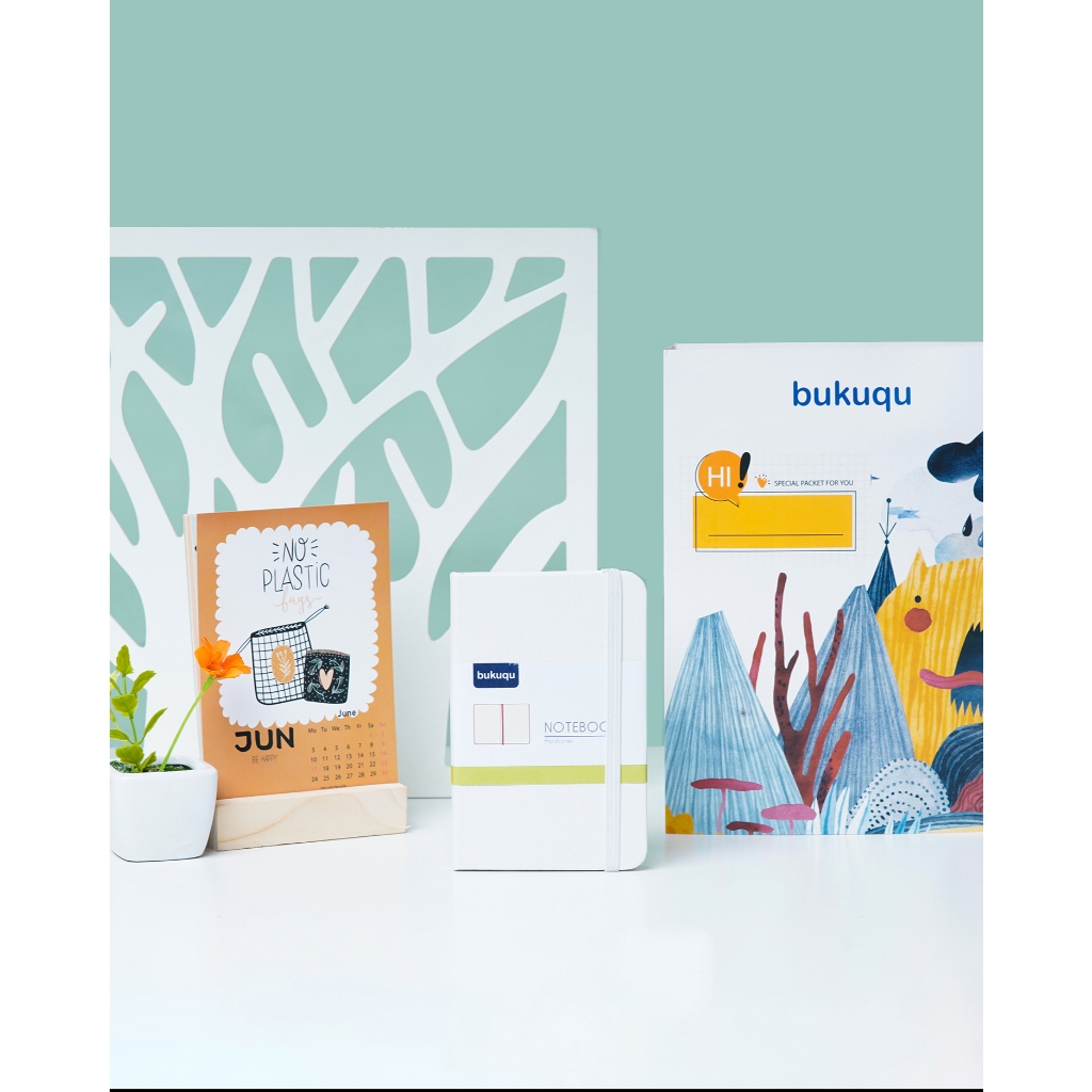 

Bukuqu Classic Notebook Uk A6 White, Dotted