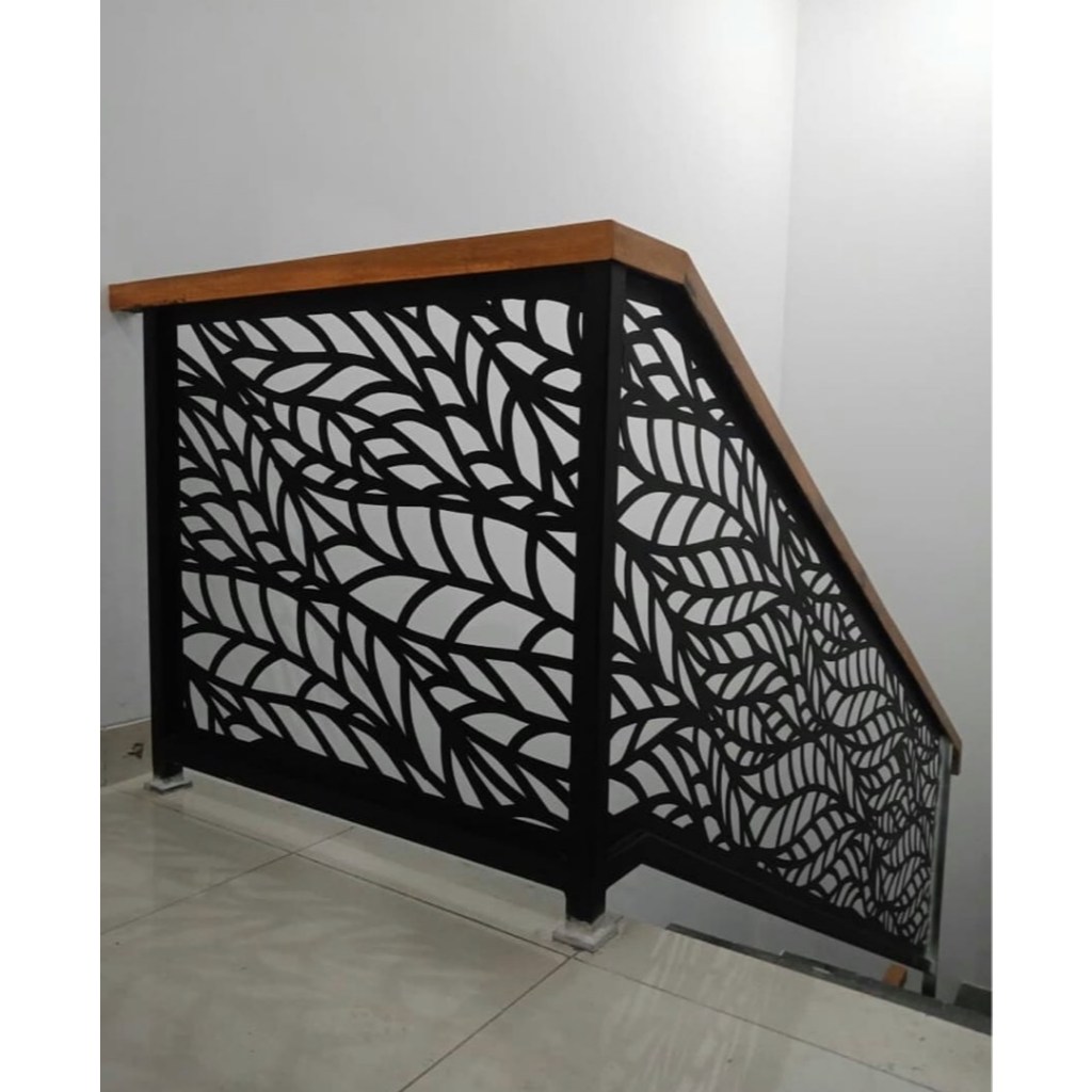railing tangga motif handrail conwood