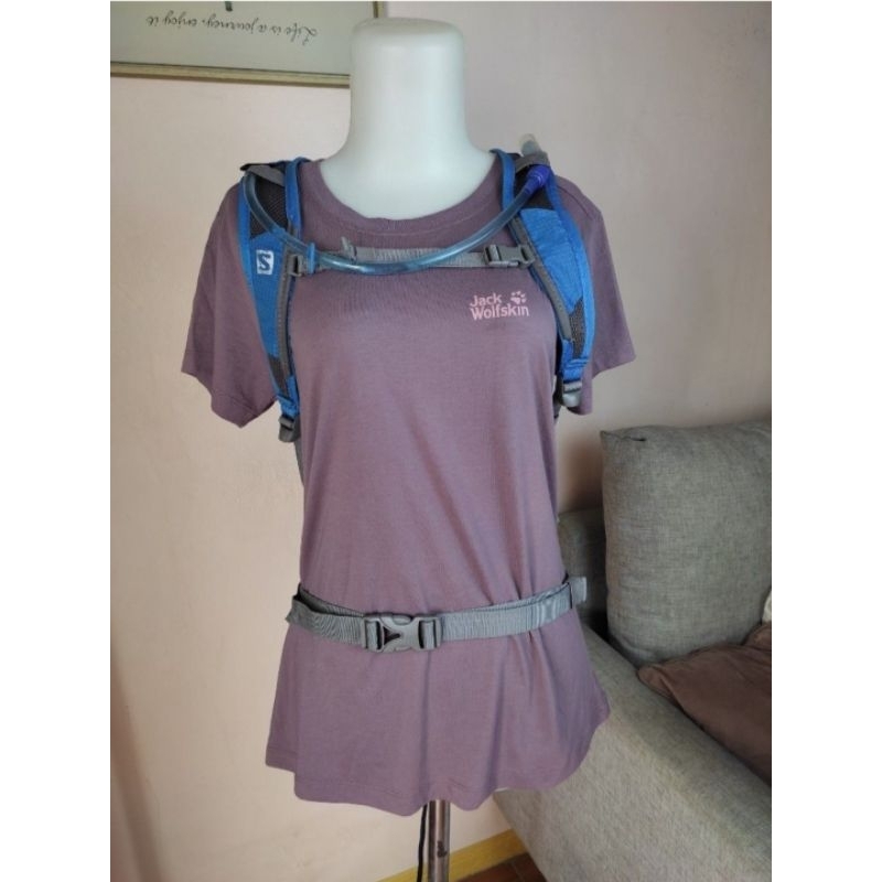 T Shirt Jack Wolfskin Wanita Kaos Outdoor