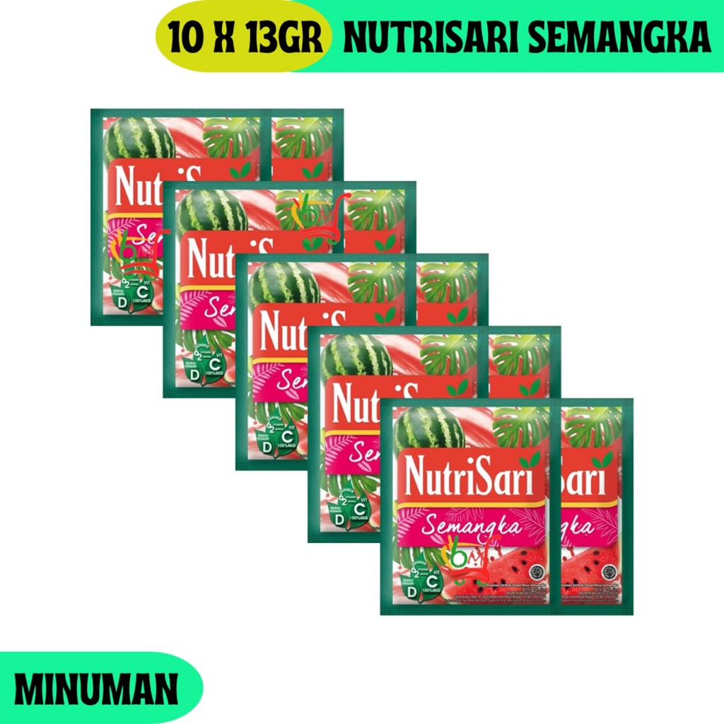 

NutriSari Semangka Minuman Serbuk Rasa Semangka Segar Nikmat