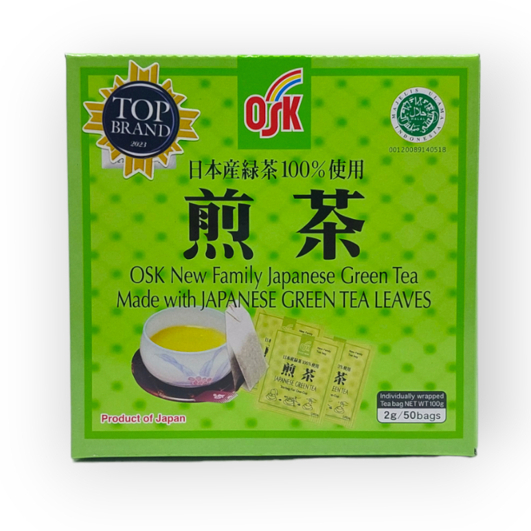 

OSK Japanese Green Tea Teh Hijau Jepang isi 50 sachet per box