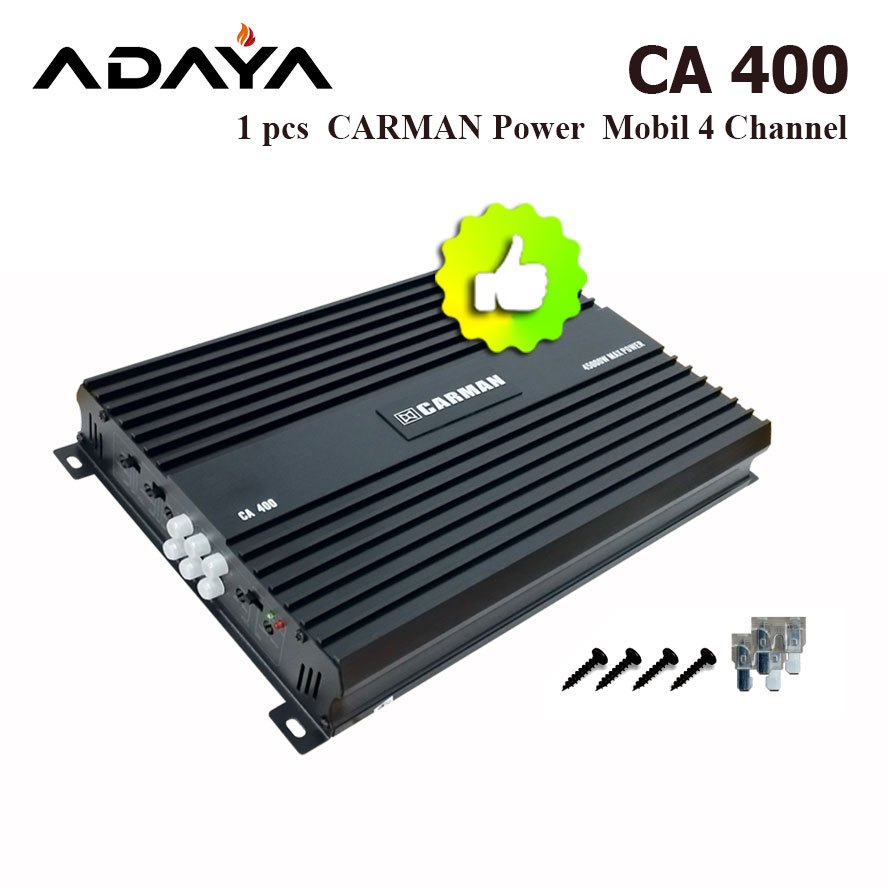 Power Mobil Murah Amplifier 4 channel 45000 watt CARMAN CA 400