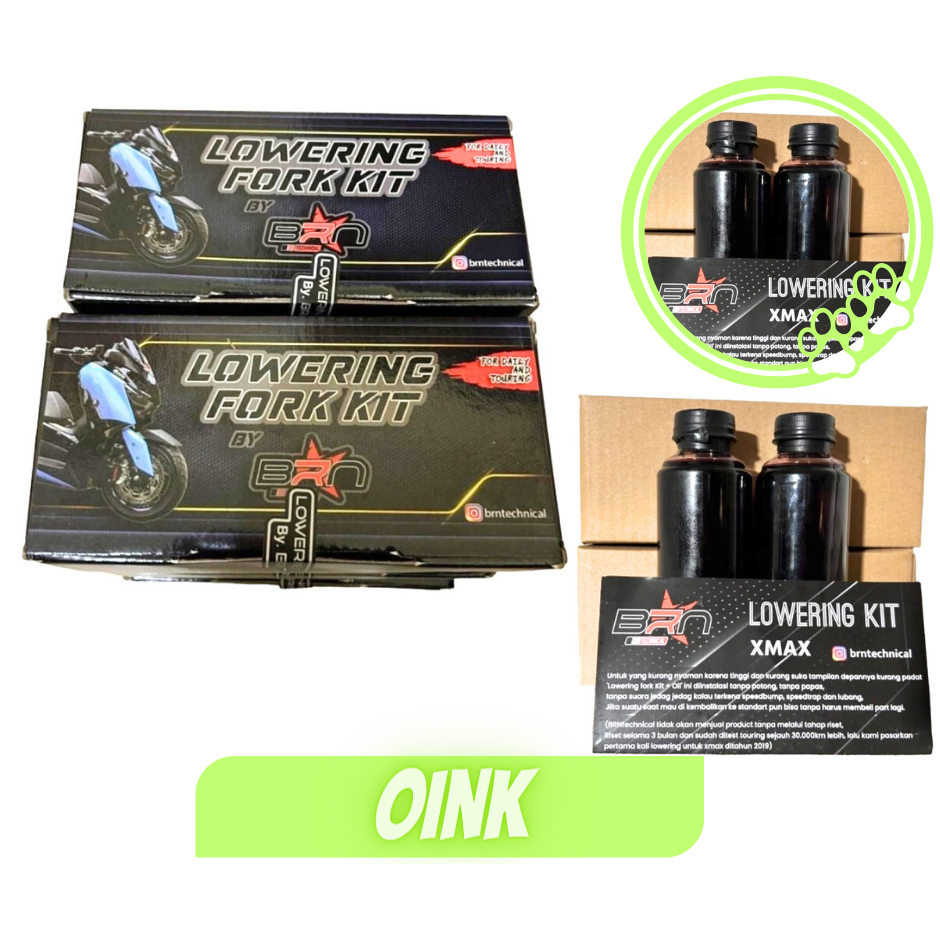 Lowering Fork Kit BRN Xmax X-Max XMAX Asli