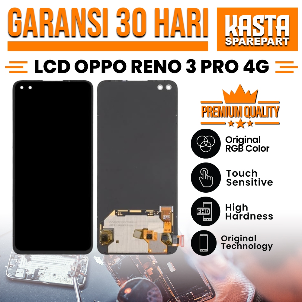 【LCD ORIGINAL】LCD OPPO RENO 3 PRO 4G LCD FULLSET FULLSET KUALITAS ORI 100% & AMOLED
