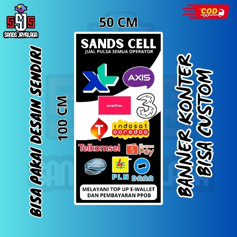 BANNER KONTER BANNER CUSTOM BANNER JUAL PULSA MMT KONTER
