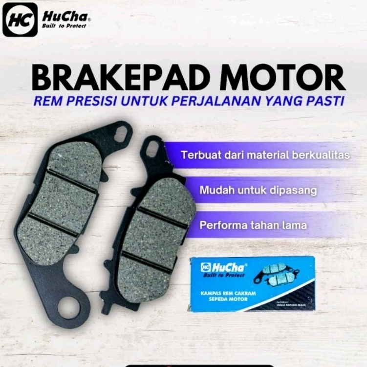 DISPAD KAMPAS REM DEPAN ALL VARIAN SEMUA MOTOR HuCha