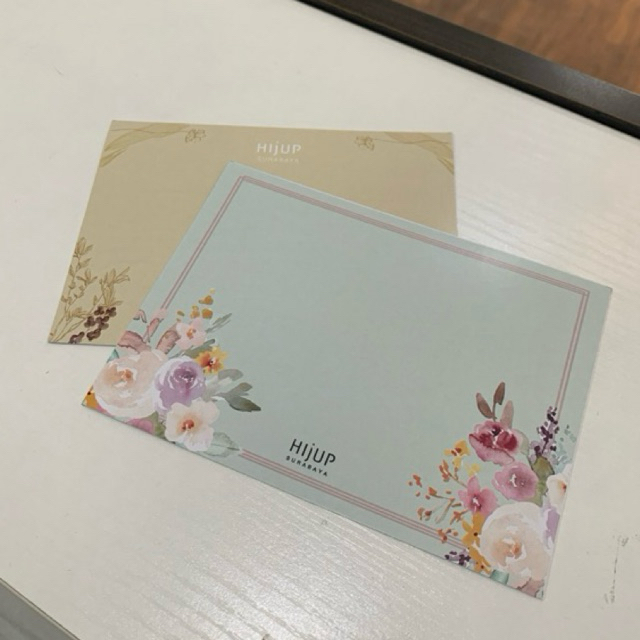 Kartu Ucapan Card Blank Card Kartu